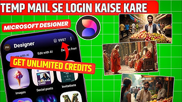 Microsoft Designer Temp Mail💌se login Kaise kare l Microsoft Designer me Unlimited Credit Kaise le l