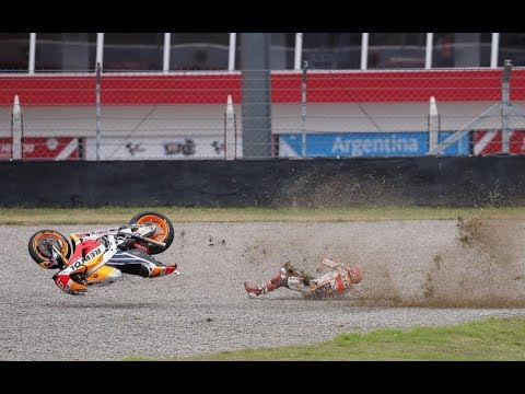 MotoGP 2017 All Crashes Compilation