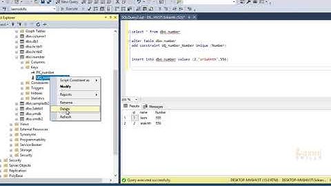 what Is Unique Key in SQL Server Telugu | SQL Server Telugu