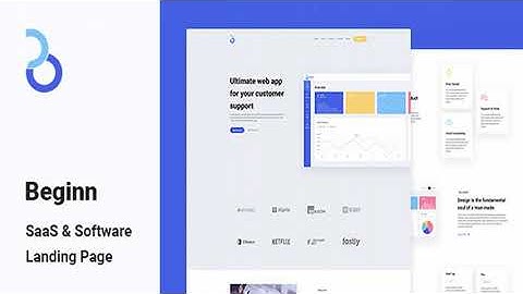 Beginn - SaaS & Software Landing Page | Themeforest Website Templates and Themes