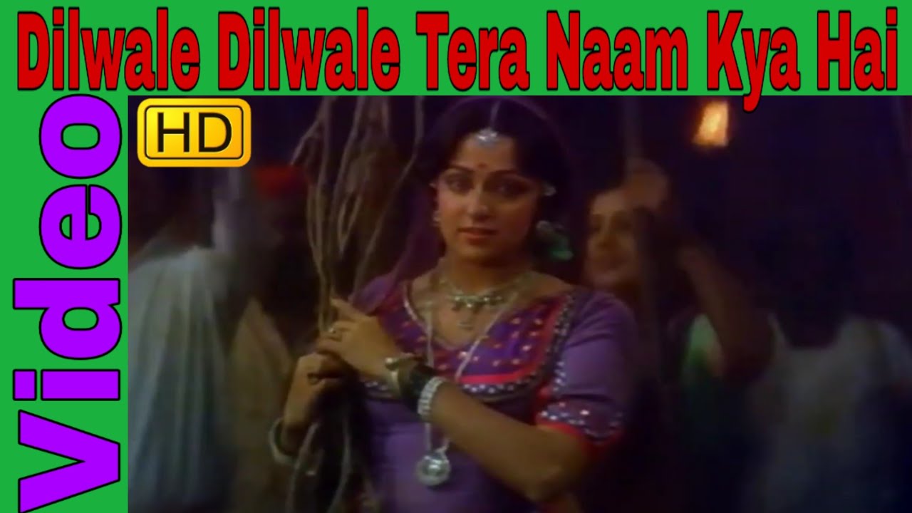 Dilwale Dilwale Tera Naam Kya H  Lata Mangeshkar Mahendra Kapoor Nitin Mukesh Manna Dey  Kranti