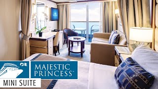 Mini-Suite | Majestic Princess Stateroom Tour & Review 4K | Princess Cruises 2021