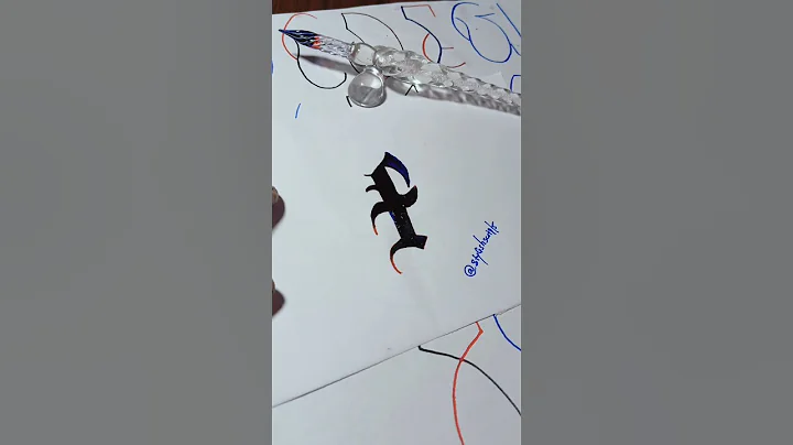 F calligraphy font #calligraphy