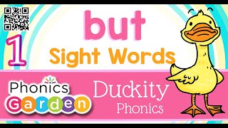 But Sight Word Duckity Phonics Phonics Garden