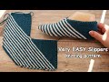 Супер ПРОСТО - Следки «Полосатики» спицами 🦓 Very EASY Slippers knitting pattern, Video tutorial 🧵