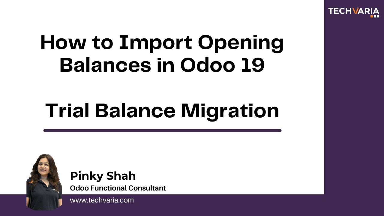 Как импортировать начальные остатки в Odoo 19 | Миграция пробного баланса с учетом главной книги,...