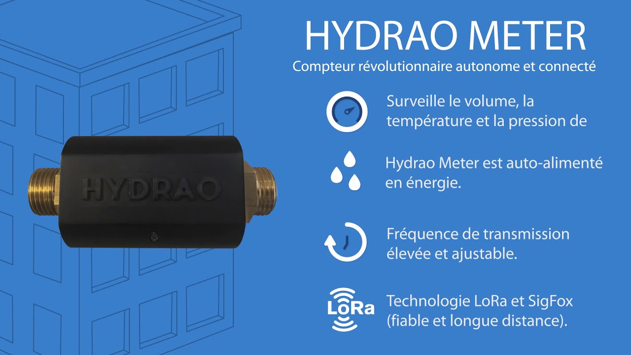 Hydrao Meter le compteur intelligent, autonome et connecté.