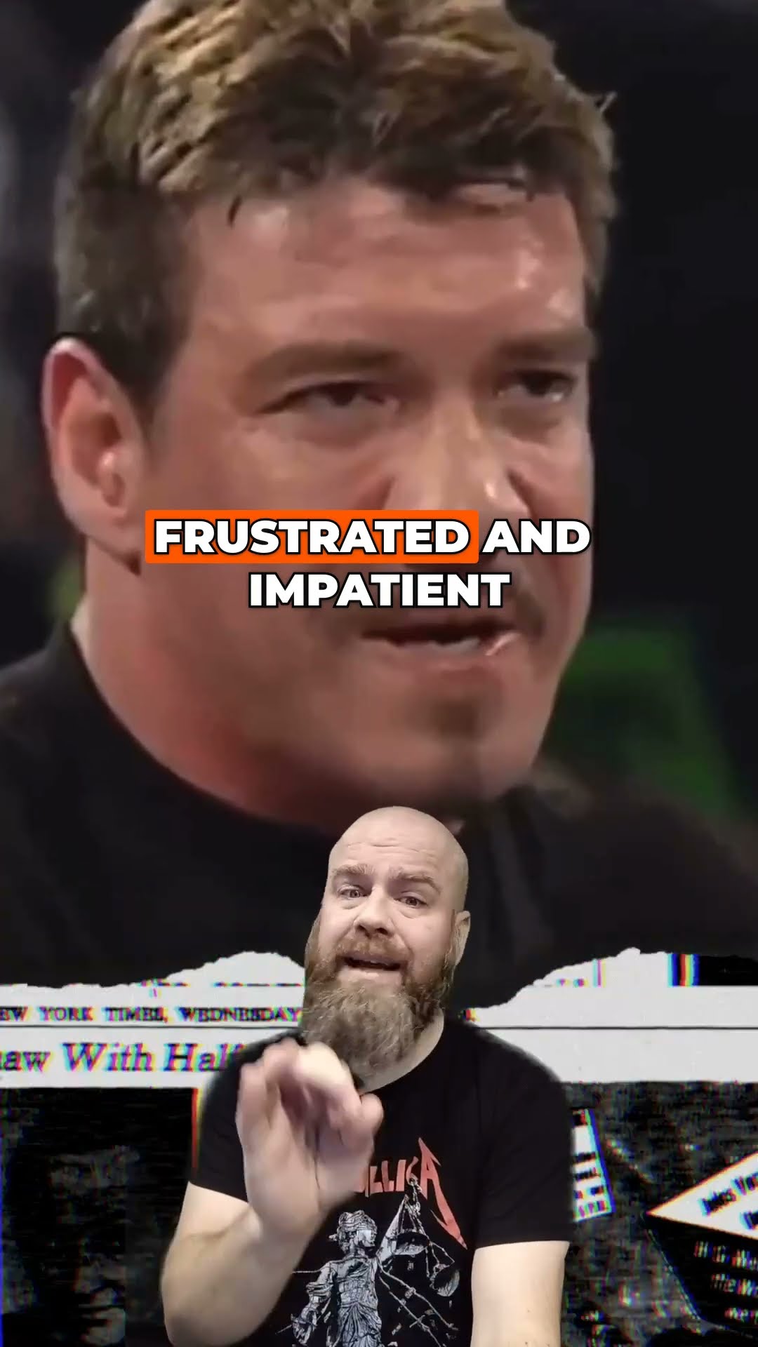 What made Eddie Guerrero break character and lose his temper #EddieGuerrero #Shorts #Wrestling #WWE
