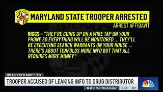 Maryland Trooper Accused of Leaking Info to Drug Distributor | NBC4 Washington