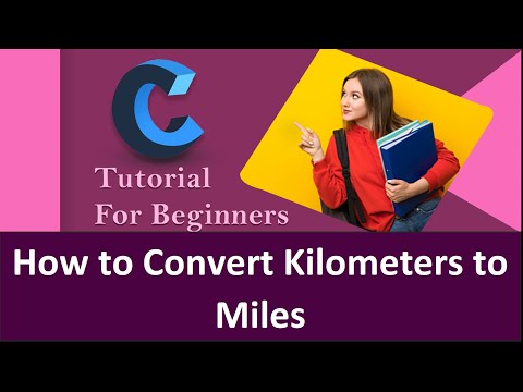 How to Convert Kilometers to Miles using C language