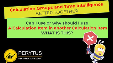 Time Intelligence & Calculation Groups to develop scalable and easy to use solution - Power BI