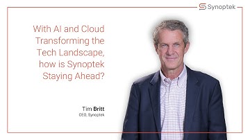 With AI and cloud transforming the tech landscape, how is Synoptek staying ahead? | Tim Britt