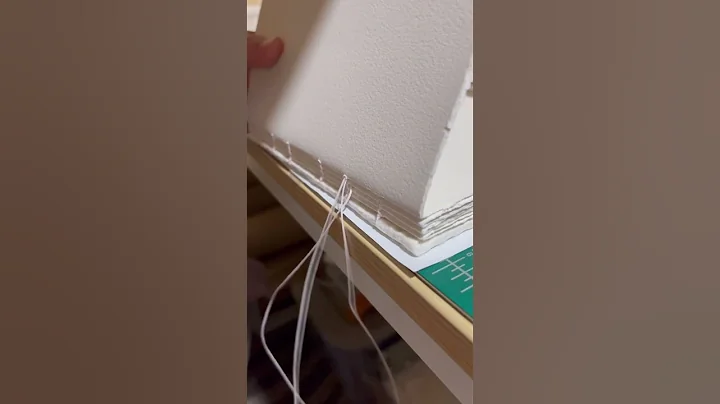 Unstoppable Book Sewing 🤍 #journal #bookbinding #handmade