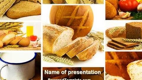 Pastries PowerPoint Template by PoweredTemplate.com