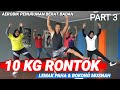 10 KG LEMAK RONTOK | AEROBIK PENURUNAN BERAT BADAN | PART 3 BANTAI LEMAK PAHA