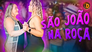 SÃO JOÃO NA ROÇA - DANÇANDO FORRÓ NO BAILÃO DO BONDE SERTANEJO (ARRASTA PÉ)