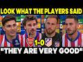 DUBBED LOOK WHAT THE ATLETICO DE MADRID PLAYERS SAID AFTER LOSING 1 0 TO ARSENAL 