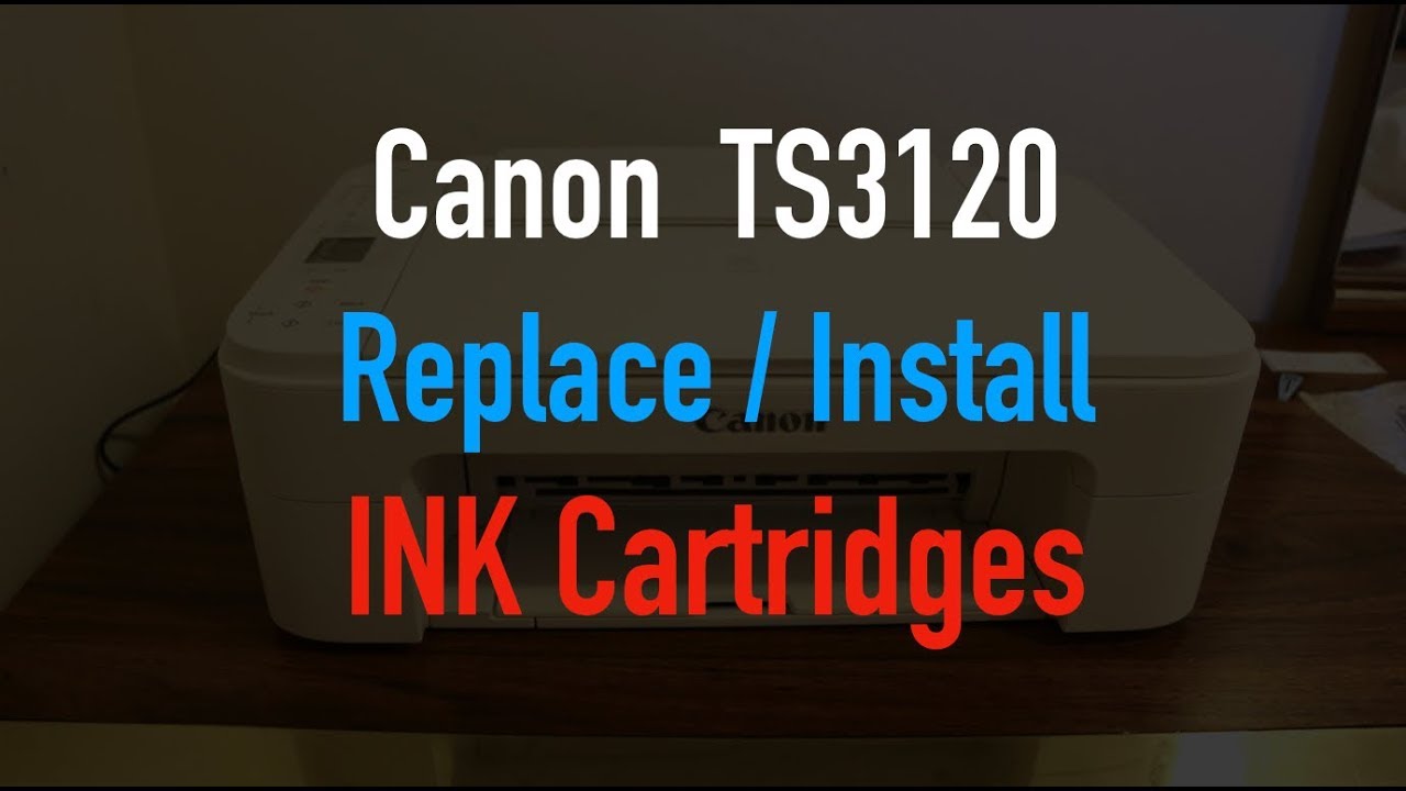 Canon Ts31 Install Ink Cartridges Review Youtube