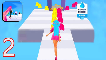 Hair Challenge - Max Level (6-10) Gameplay Walkthrough -Part 2 (Android, IOS)