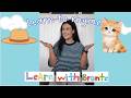 Rhyming words |Learn with Bronte|