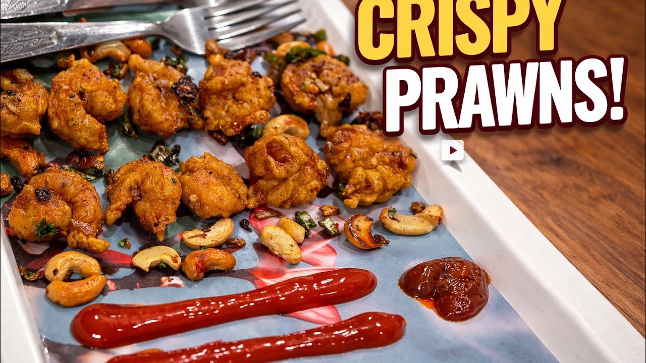 Golden Crunch 🍤 | Crispy Loose Prawns Restaurant Style