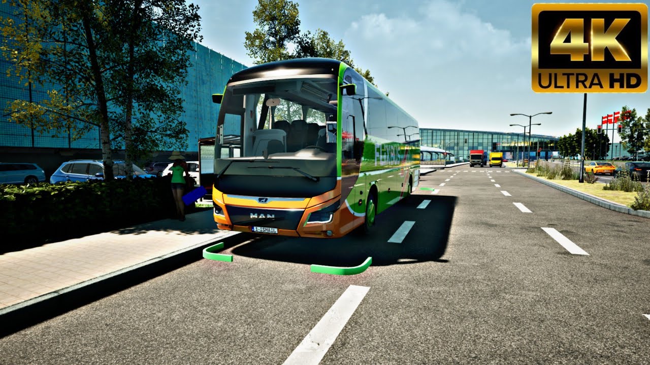 Fernbus Simulator PS5 Slim Logitech G29 | Denmark DLC Gameplay