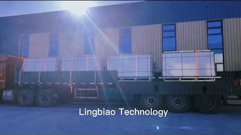How to ship sintered stone by trailer or container Lingbiao Technology, large format porcelain tiles