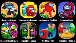 Impostor Hunter, Crewmate Adventure, Impostors Vs Zombies, Imposter Battle Royale, Craft Impostor screenshot 2