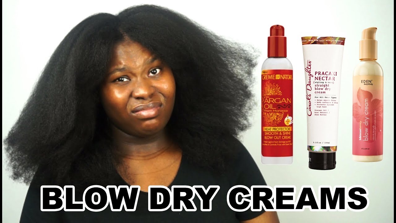 8 Hair Comparison - 3 Different Blow Dry Creams | DO THEY WORK | Bubs Bee -  YouTube