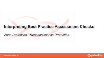 Reconnaissance Protection - Interpreting BPA Checks - Network