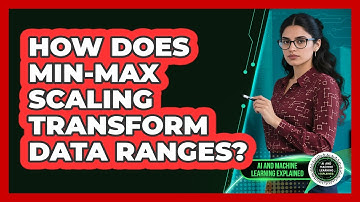 How does Min-Max scaling transform data ranges?