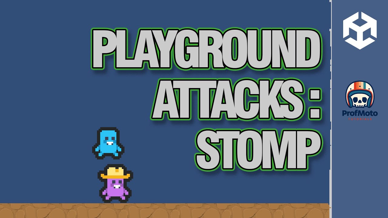 Adding an Attack Mechanic for Stomping in Unity Playground - YouTube