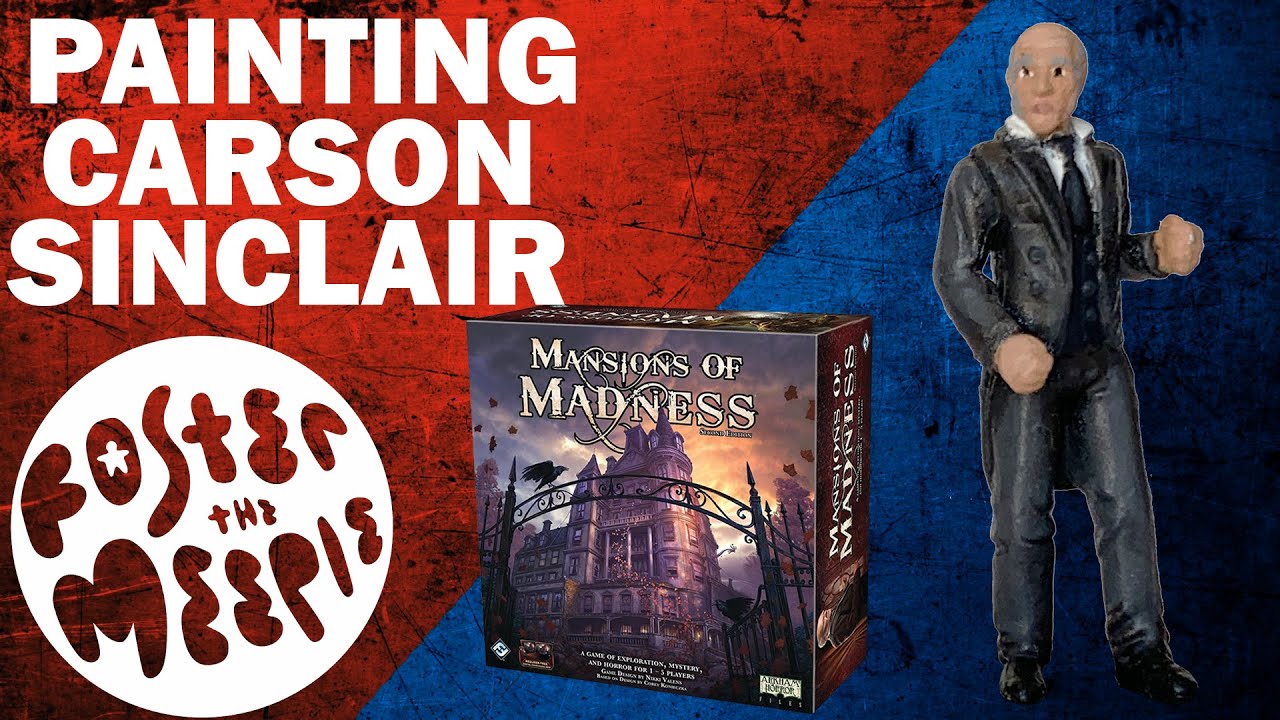Painting Carson Sinclair Mansions of Madness Mini Painting from