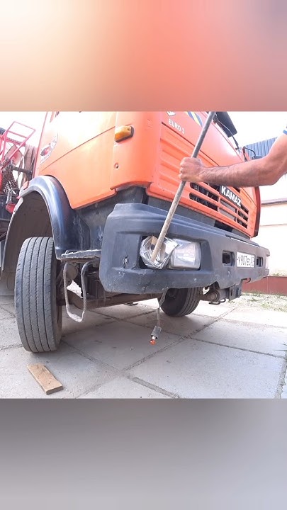 замена фонаря на КАМАЗе - YouTube