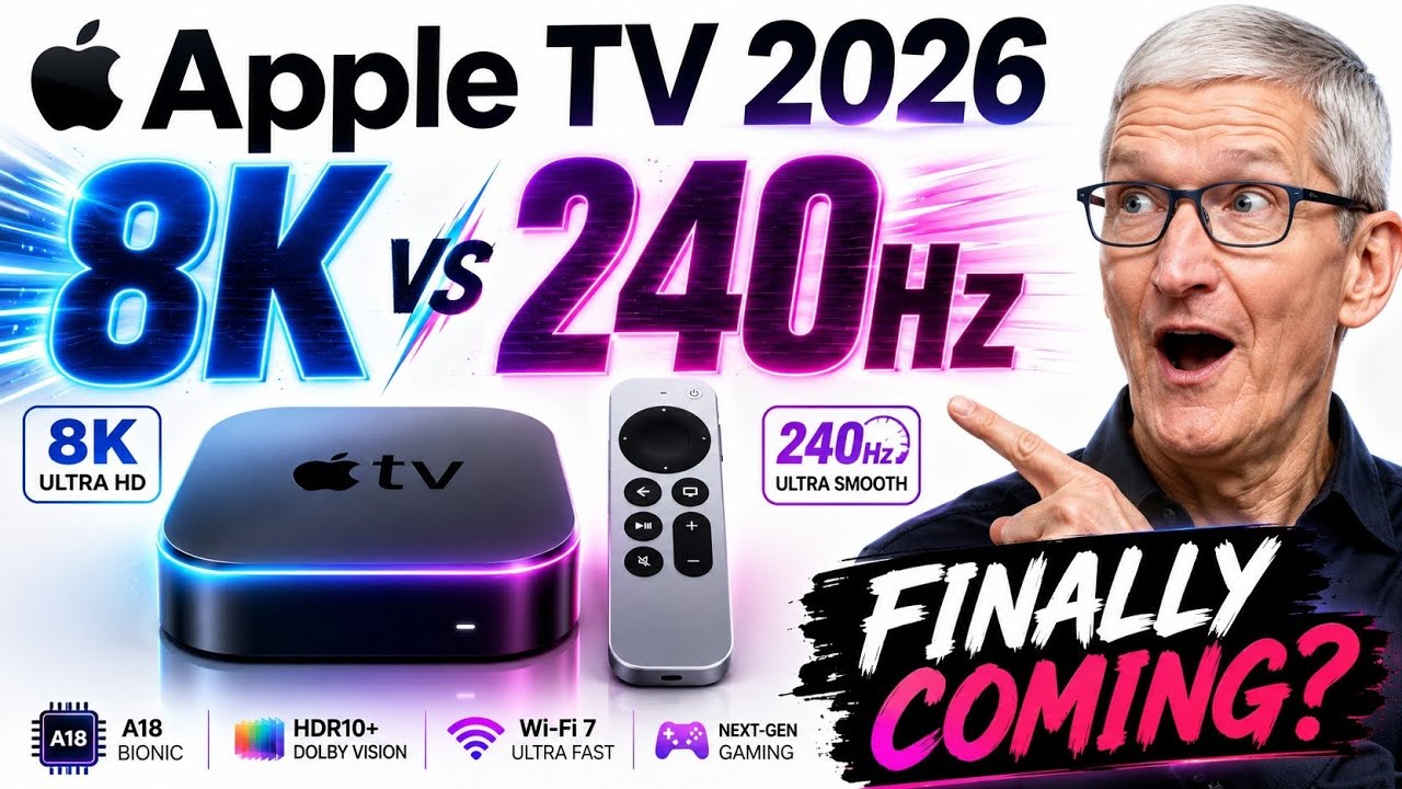 Apple TV 2026: Is 8K and 240Hz Finally Coming? - YouTube