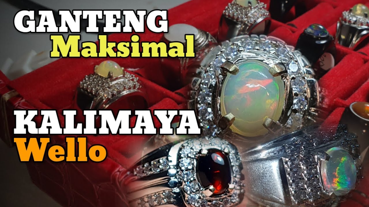 GANTENG MAKSIMAL DENGAN MEMAKAI  BATU  KALIMAYA WELLO KUALITAS BAGUS