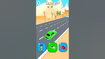 Shape-shifting Funny Race All Level Gameplay Walkthrough Master Level #597 BeamNG.drive #Shorts