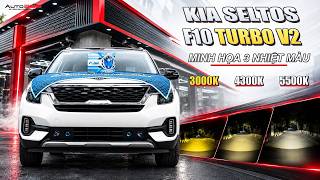 Kia Seltos nâng cấp X-Light F10 Turbo V2: Chọn vàng hay trắng?