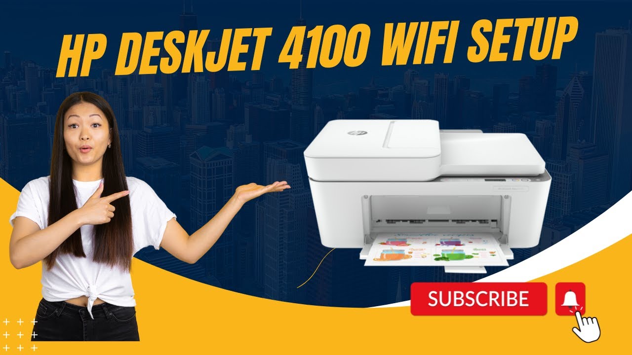 Connect hp deskjet 4100 to wi fi hp printer wireless setup hp