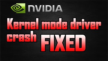 Kernel driver crash - NVIDIA FIX!!!