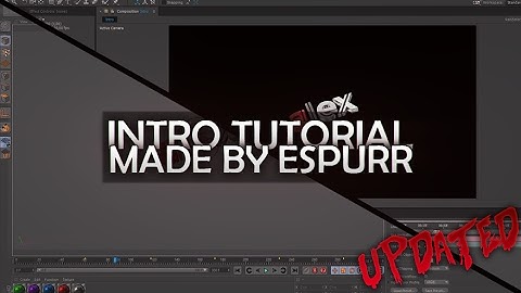 How To Make An Intro With Cinema4D & After Effects! | Updated Version!