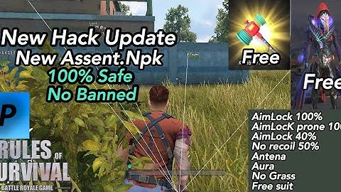 How to hack Rules Of Survival New Version 100% Safe and No banned /Mobie/Android/No Root