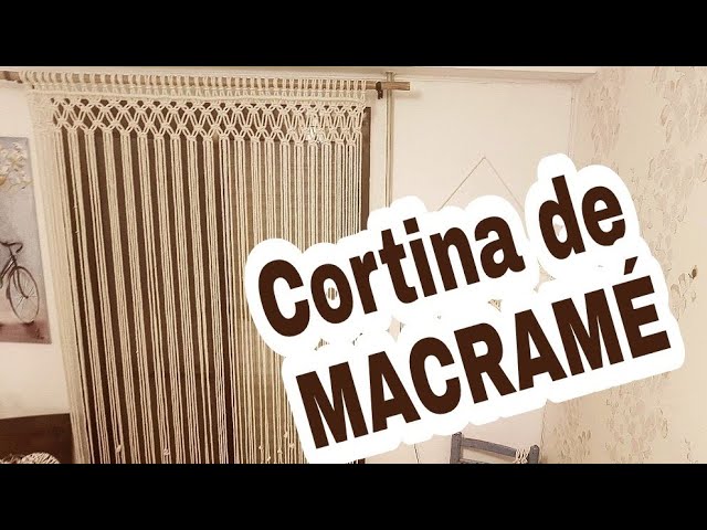 cortinas de macramé