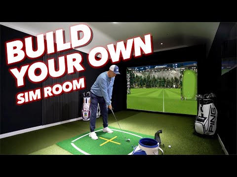 How to build your own Golf simulator room ON A BUDGET!