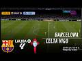 Barcelona vs Celta Vigo LALIGA 25/26 ⚽ Simulación y predicción
