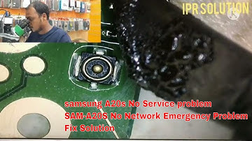 How to fix #samsung A20s No Service problem/SAM-A20S No Network Emergency Problem Fix Solution