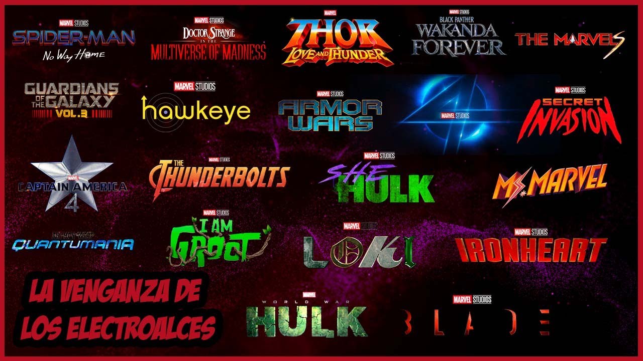 Calendario Completo de Marvel 2022-2024 Explicado Series y Películas -  YouTube