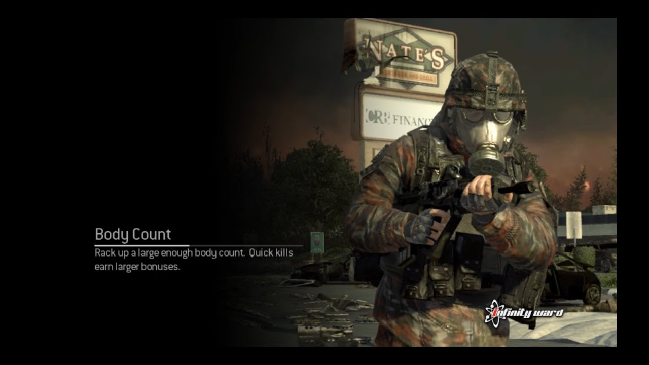 Call of Duty Mw2 (2009) Spec ops Solo Body Count Veteran YouTube