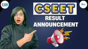 CSEET July 23 Result Announcement || CA Rachana Khare #cseetresult #cseet #companysecretary #result