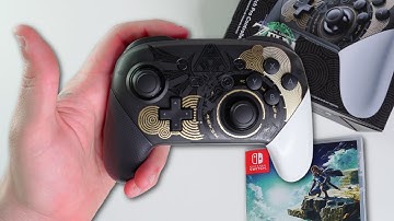 Zelda Tears Of The Kingdom Pro Controller Unboxing! My First Pro Controller
